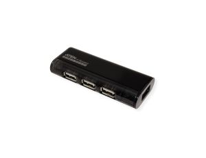 ATEN UH284 4-portowy magnes USB 2.0 HUB, czarny