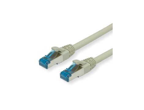 VALUE Kabel krosowy kat. 6A (klasa EA) S/FTP (PiMF), LSOH, szary, 20 m