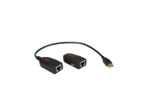 Przedłużacz ROLINE USB 2.0 przez RJ45, maks. 50m