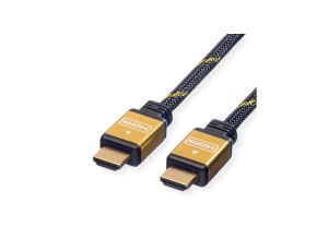 ROLINE GOLD HDMI HighSpeed Kabel met Ethernet, M-M, 5 m