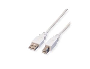 VALUE Kabel USB 2.0, typ A-B, typ A-B, z przewodem, 0,8 m
