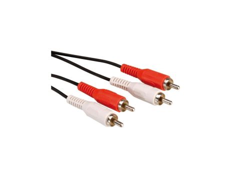 VALUE kabel połączeniowy cinch duplex M/M, 5 m
