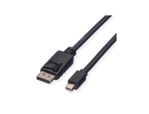 Kabel ROLINE DisplayPort, DP M - Mini DP M, czarny, 2 m