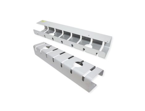 Korytko kablowe ROLINE do montażu pod biurkiem (2 szt.), srebrne