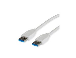 Kabel VALUE USB 3.2 Gen 1, typ A-A, biały, 3 m