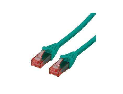 ROLINE Kabel krosowy Cat.6 UTP, Component Level, LSOH, zielony, 0,3 m