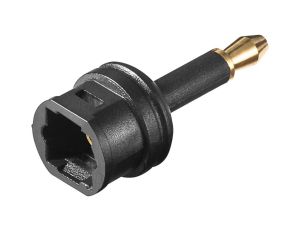 Cyfrowy adapter audio Toslink, Toslink na mini Toslink - Połączenie typu Wtyk Miniplug Toslink 3,5 mm