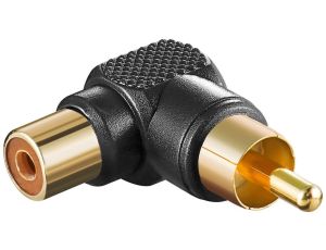 Adapter cinch 90 Czarny - Wersja kolorystyczna Czarny