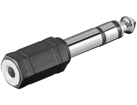 Adapter do słuchawek, wtyk jack AUX 6,35 mm na 3,5 mm - Połączenie typu Wtyk jack 6,35 mm (3-pinowy, stereo)