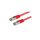 VALUE Kabel krosowy kat. 6 (klasa E) S/FTP (PiMF), czerwony, 0,5 m