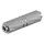 Adapter do słuchawek, wtyk jack AUX 3,5 mm gniazdo na gniazdo, wersja metalowa - Połączenie typu Gniazdo jack 3,5 mm (3-pinowe,