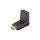 Adapter HDMI™ 180, pozłacany - Zużycie Jednostka 1 szt. w torebce plastikowej