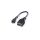VALUE USB 2.0 Kabel, USB A żeński - Micro USB B męski, OTG, 0,15 m