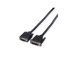 VALUE Kabel do monitora DVI(18+5) / VGA M/M, 3 m