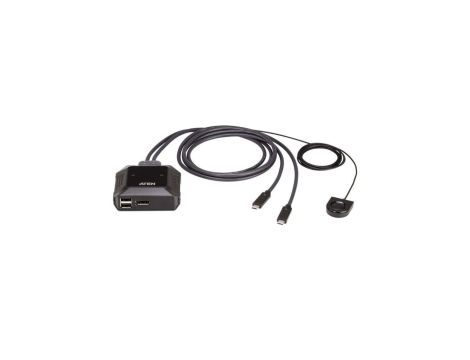 ATEN US3312 2-portowy przełącznik KVM USB-C 4K DisplayPort