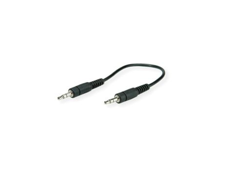 Kabel audio ROLINE 3,5 mm jack M/M, 0,2 m