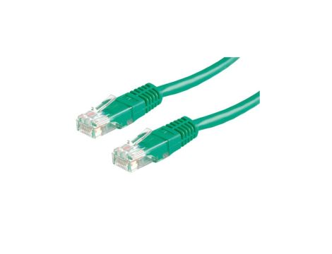 VALUE Kabel krosowy Cat.6 UTP (klasa E), zielony, 7 m