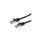 VALUE Kabel krosowy kat. 6 (klasa E) S/FTP (PiMF), LS0H, czarny, 0,5 m