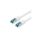Kabel krosowy VALUE Cat.6A (Class EA) S/FTP (PiMF), LSOH, wit, 0,5 m