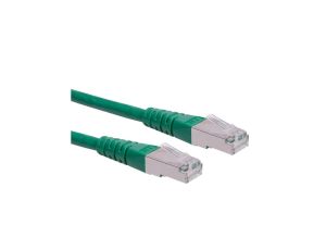 Kabel krosowy ROLINE Cat.6 (klasa E) S/FTP (PiMF), zielony, 0,3 m