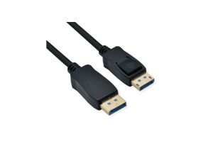 Kabel ROLINE DisplayPort, v2.0, DP M - M, czarny, 1,5 m