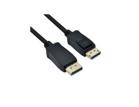 Kabel ROLINE DisplayPort, v2.0, DP M - M, czarny, 1,5 m
