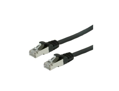 VALUE Kabel krosowy kat. 6 (klasa E) S/FTP (PiMF), LS0H, czarny, 1 m