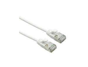 ROLINE U/FTP DataCenter Kabel Cat.7, LSOH, met RJ45 connectoren (500 MHz / Class EA), extra dun, wit, 5 m