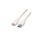 Kabel VALUE USB 3.2 Gen 1, typ, A M - Micro B M, biały, 0,8 m