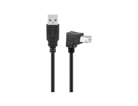 Kabel USB 2.0 Hi-Speed, czarny - Długość kabla 2 m