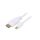 MC.2110.1112.010WH Kabel DisplayPort 1.1 DisplayPort wtyk, mini DisplayPort wtyk