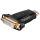 Adapter HDMI™/DVI-D, pozłacany - Połączenie typu Wtyk HDMI™ (typ A)