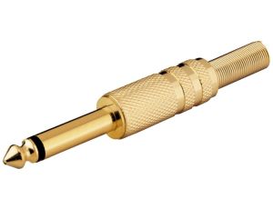 Wtyk jack 6,35 mm - mono