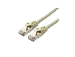 Kabel krosowy VALUE Cat.6A (Class EA) S/FTP (PiMF), żyła pełna, LSOH, szary, 90 m