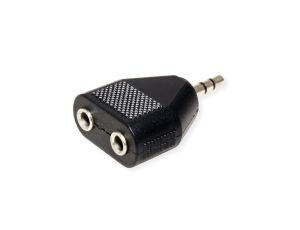 Adapter VALUE 3,5 mm (1x M/ 2x F)