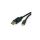 Kabel ROLINE Mini DisplayPort, mDP-DP, v1.3/v1.4, M/M, zwart, 1 m