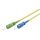 Kabel światłowodowy (FTTH), Singlemode (OS2) Yellow, Żółty (Simplex), 15 m - Długość kabla 15 m