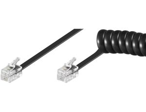 Kabel do słuchawek spiralny - Długość kabla 7 m