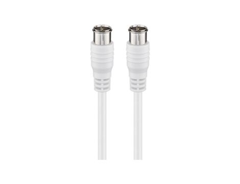 Kabel przyłączeniowy SAT (80 dB), szybkozłączka F, podwójne ekranowanie - Długość kabla 1.5 m