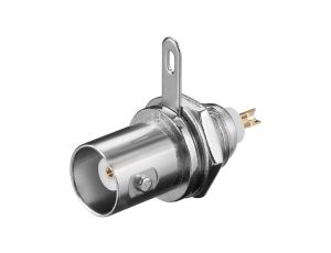 Gniazdo BNC do montażu w obudowie z przyłączem lutowanym