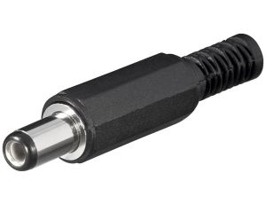 Wtyk DC z zabezpieczeniem przed zginaniem