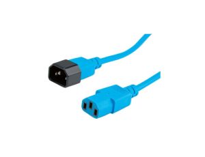 Przedłużacz zasilania ROLINE, IEC 320 C14 - C13, niebieski, 3 m