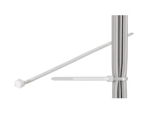 Opaska kablowa, nylon odporny na warunki atmosferyczne, przezroczysta