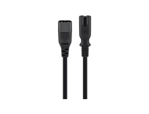 Kabel przedłużający C7/C8, 2 m, czarny - Wersja kolorystyczna Czarny