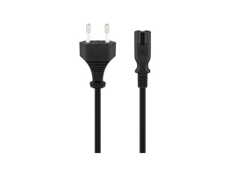 Kabel połączeniowy z wtyczką Euro, 1,5 m, czarny - Długość kabla 1.5 m