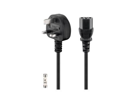 Kabel UK do urządzeń chłodniczych, 1,8 m, czarny - Długość kabla 1.8 m