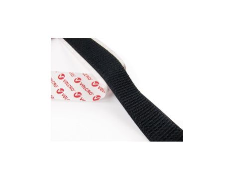 Samoprzylepny rzep VELCRO 20 mm x 50 cm czarny