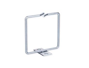 Ucho kablowe ROLINE, 80x80 mm, metalowe, przednie wejście kablowe