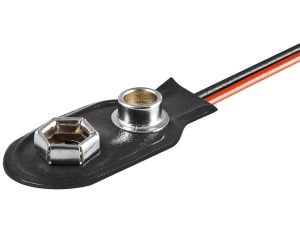 1x 9V Block koszyk na baterie