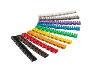 Oznaczniki kablowe na klipsie cyfry 0–9”, na kable o grubości do2,5 mm - średnica 2.5 mm